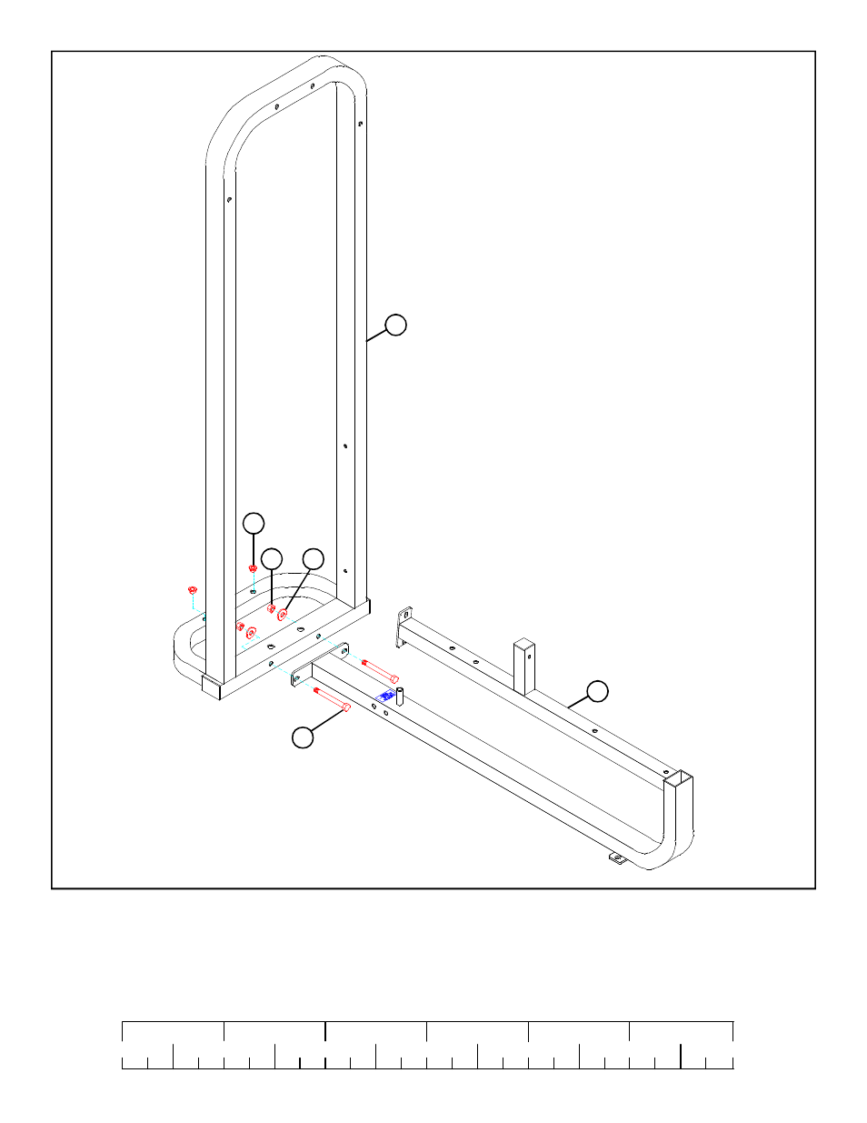 Figure 1, Step 1 | Life Fitness Lat Pulldown/Low Row 8210 User Manual | Page 4 / 16