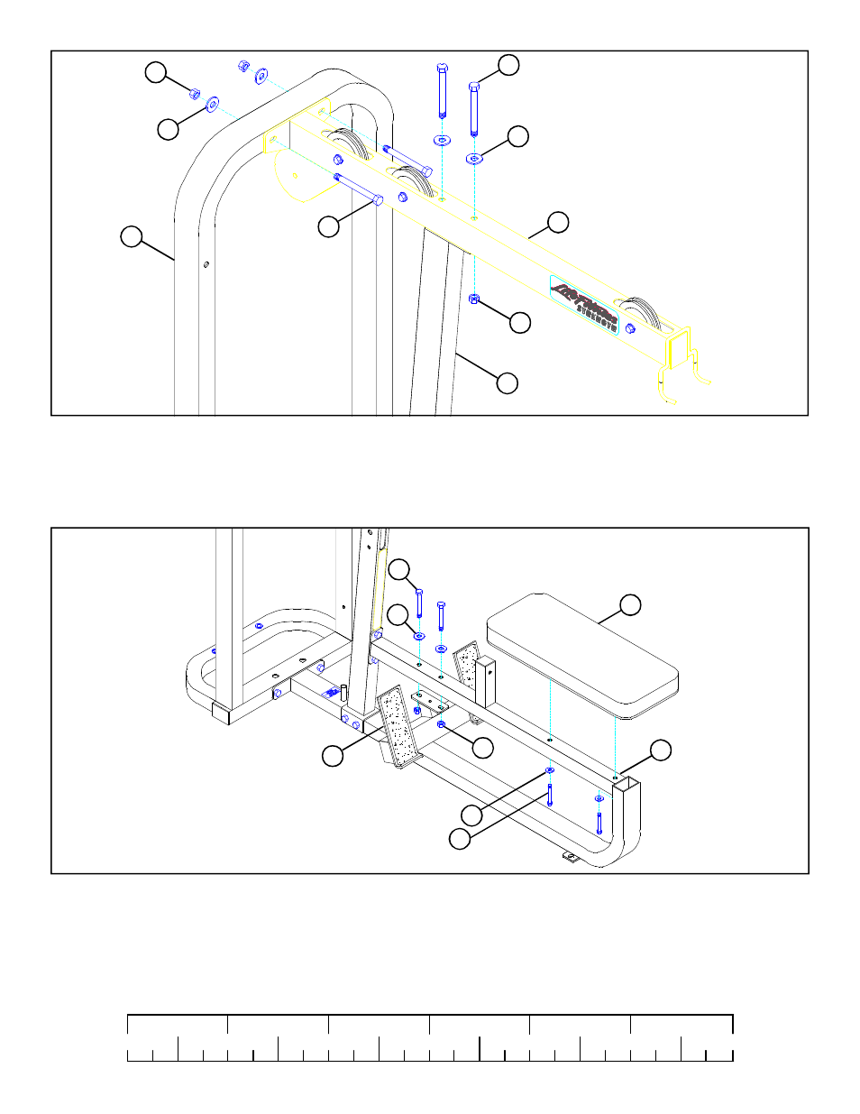 Figure 4, Figure 5 | Life Fitness Lat Pulldown/Low Row 8210 User Manual | Page 6 / 16