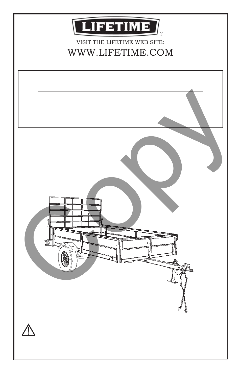 Lifetime 65004 User Manual | 76 pages
