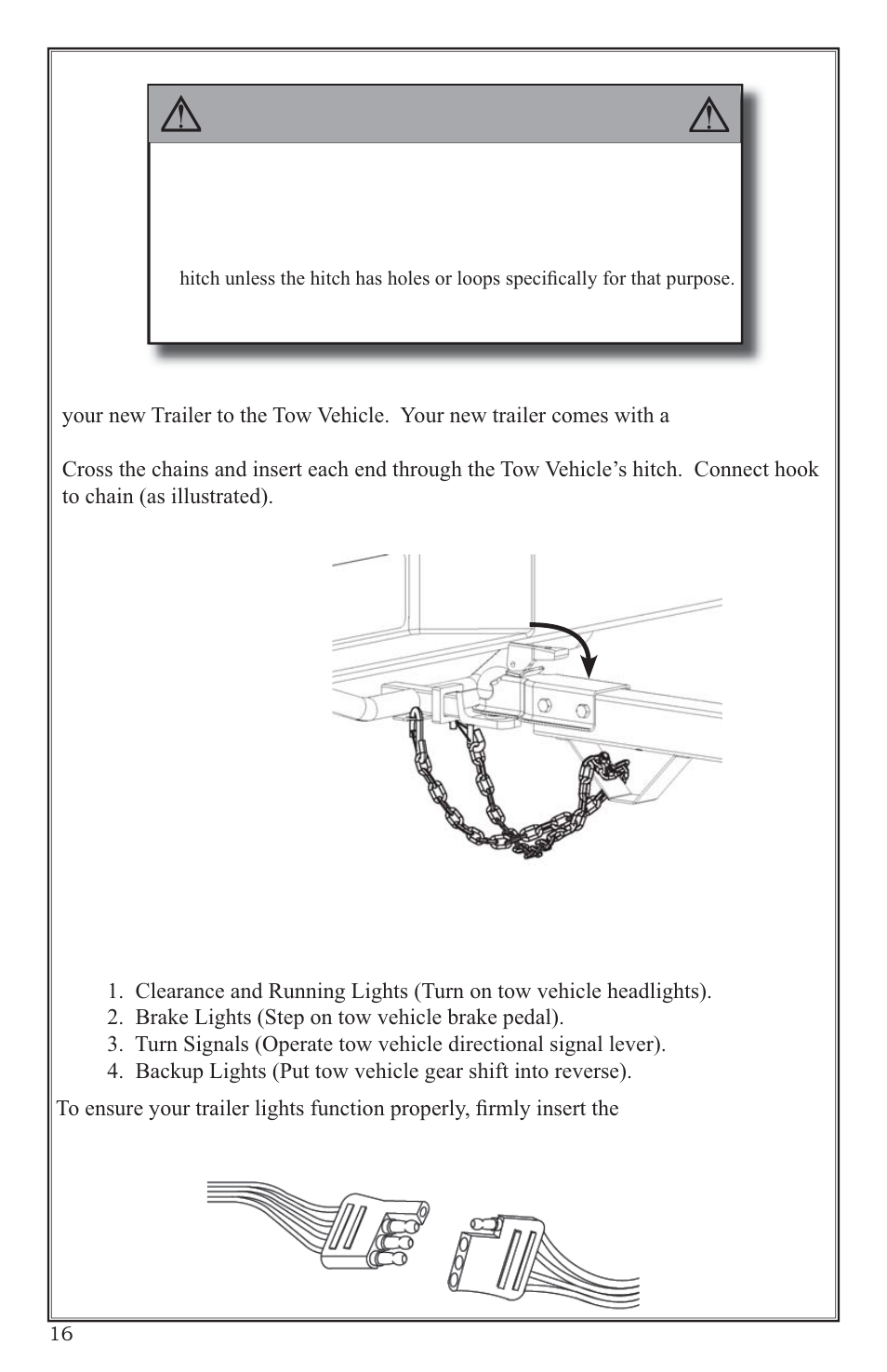 Warning, Connecting the electrical cables | Lifetime 65004 User Manual | Page 16 / 76