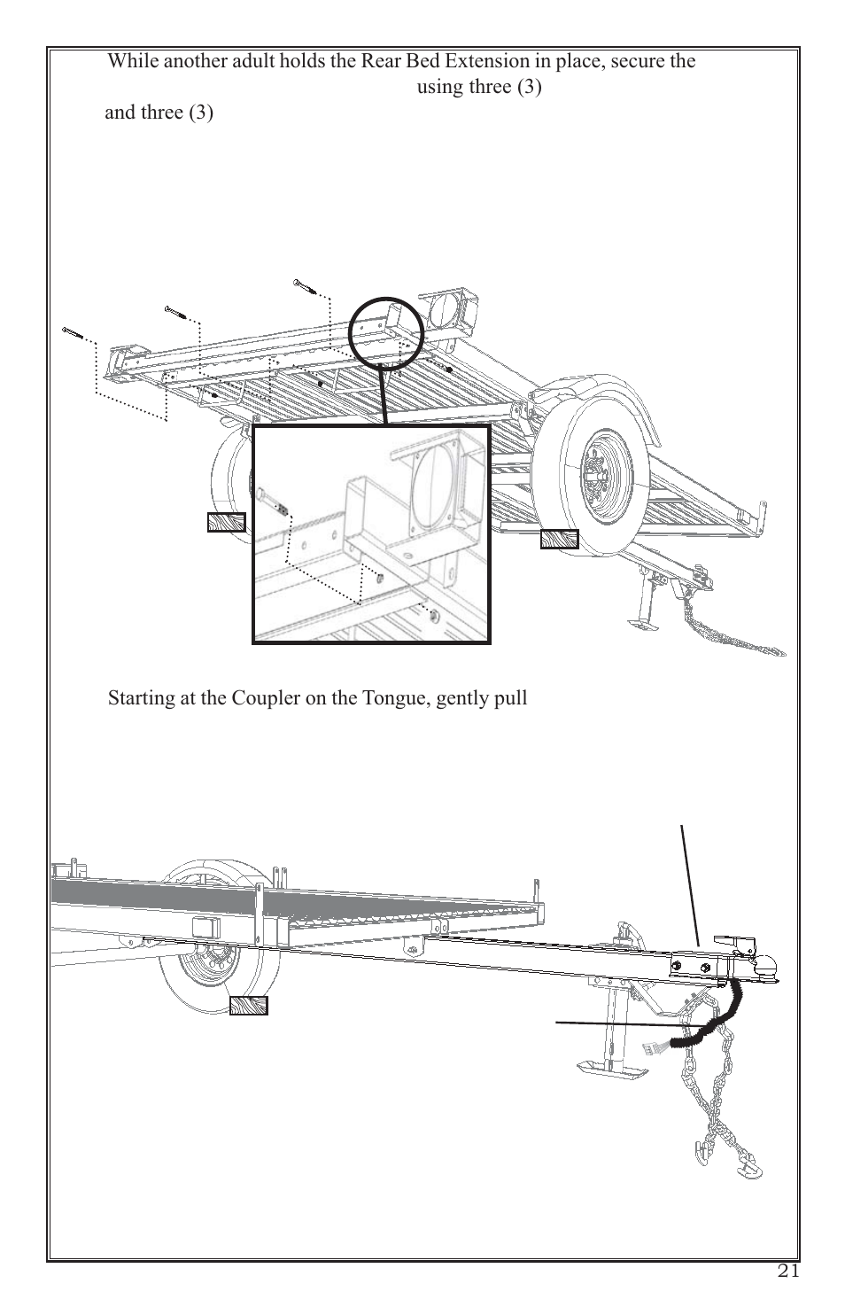 Bc bf, Do not completely tighten the nylock nuts yet | Lifetime 65004 User Manual | Page 21 / 76