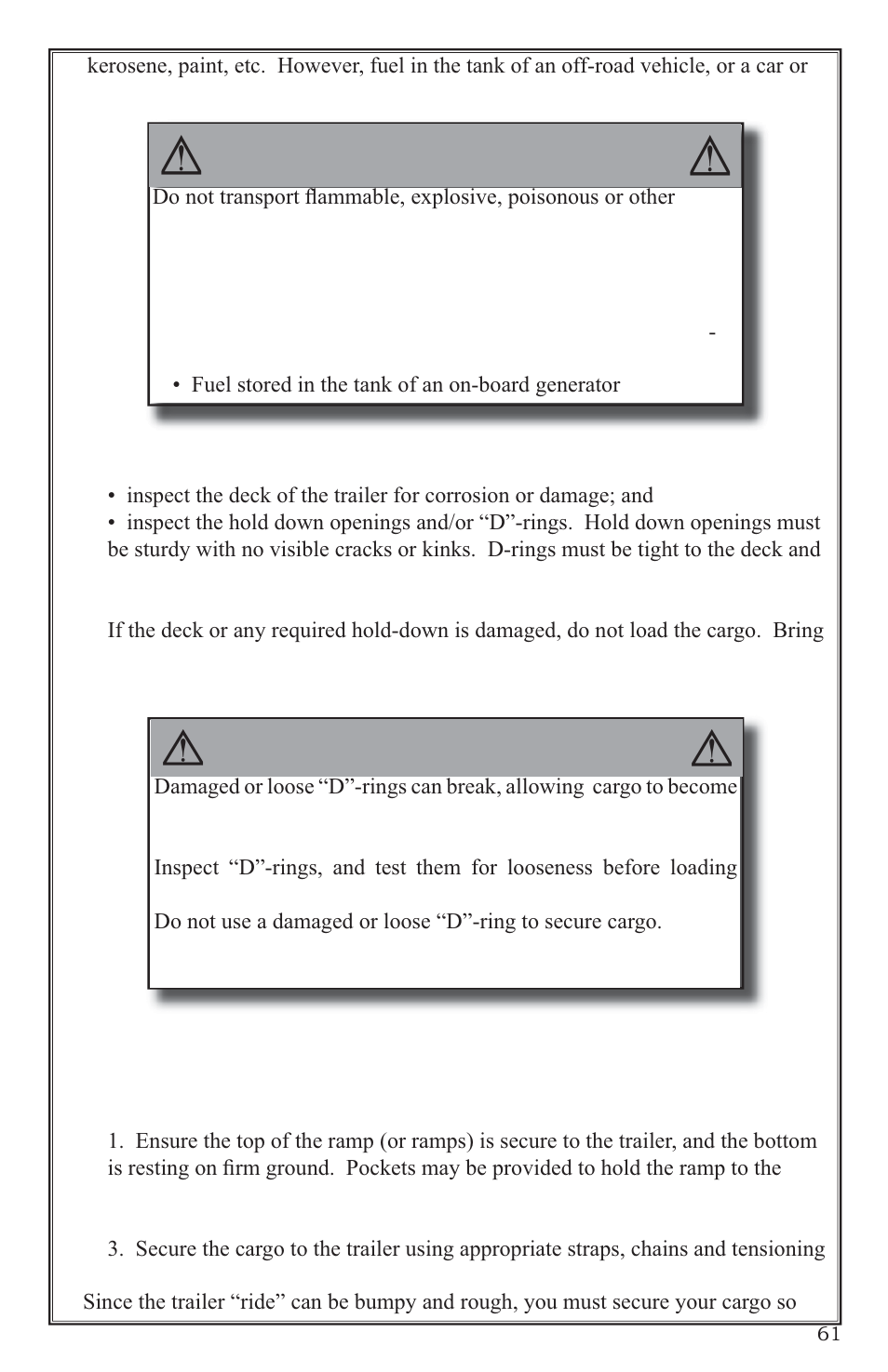 Warning | Lifetime 65004 User Manual | Page 61 / 76