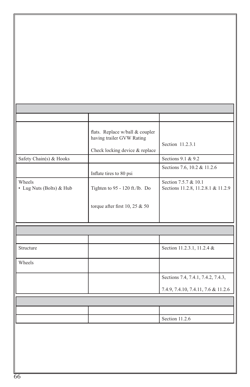 Inspection, service & maintenance | Lifetime 65004 User Manual | Page 66 / 76