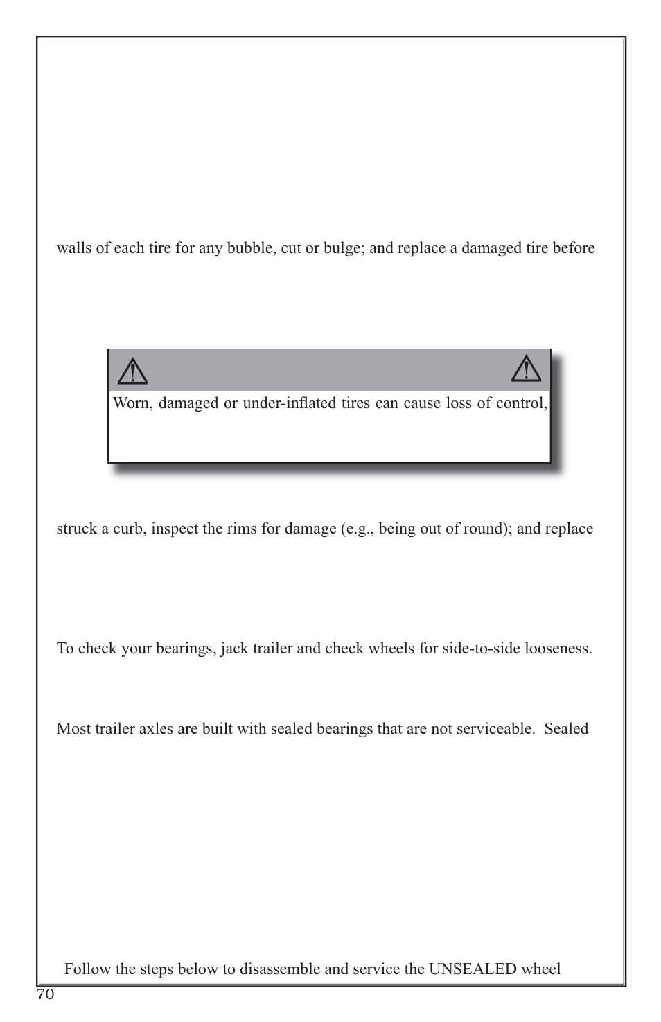 Warning | Lifetime 65004 User Manual | Page 70 / 76