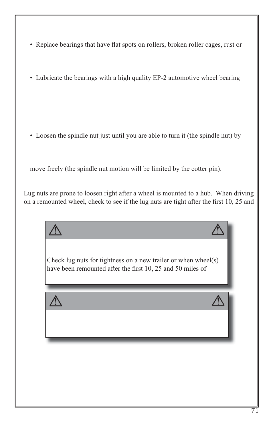 Warning | Lifetime 65004 User Manual | Page 71 / 76