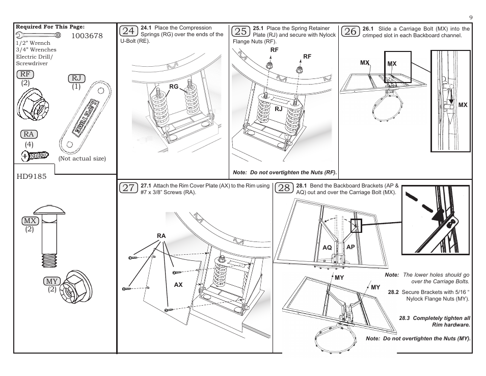 Lifetime #7525 User Manual | Page 9 / 17