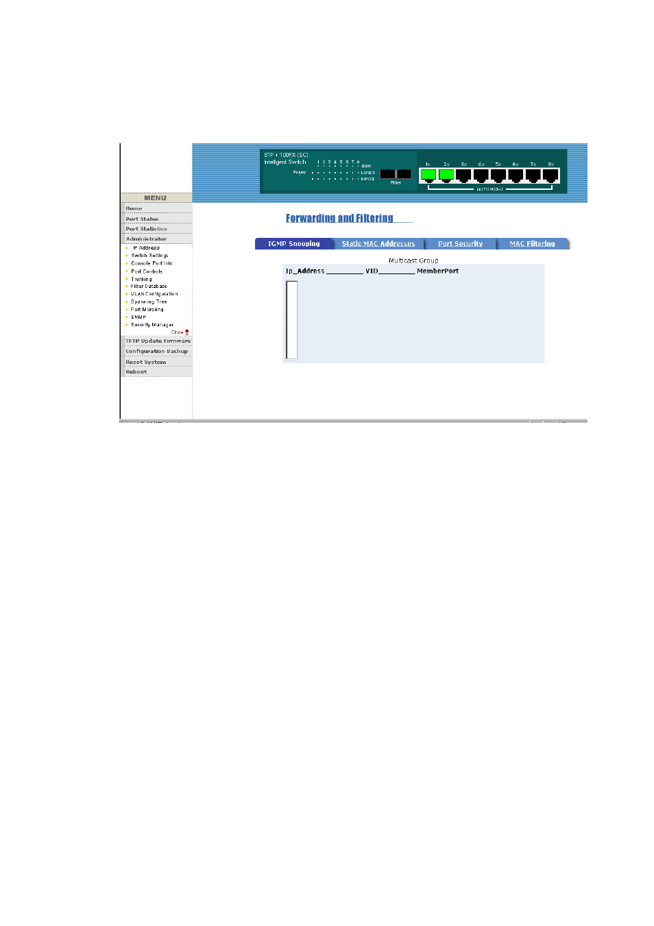 4-6-1. igmp snooping | Lobos Tech LB-FEA800M User Manual | Page 67 / 85