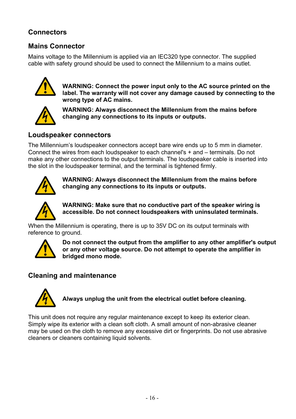 Lyngdorf Audio MkIV User Manual | Page 16 / 20