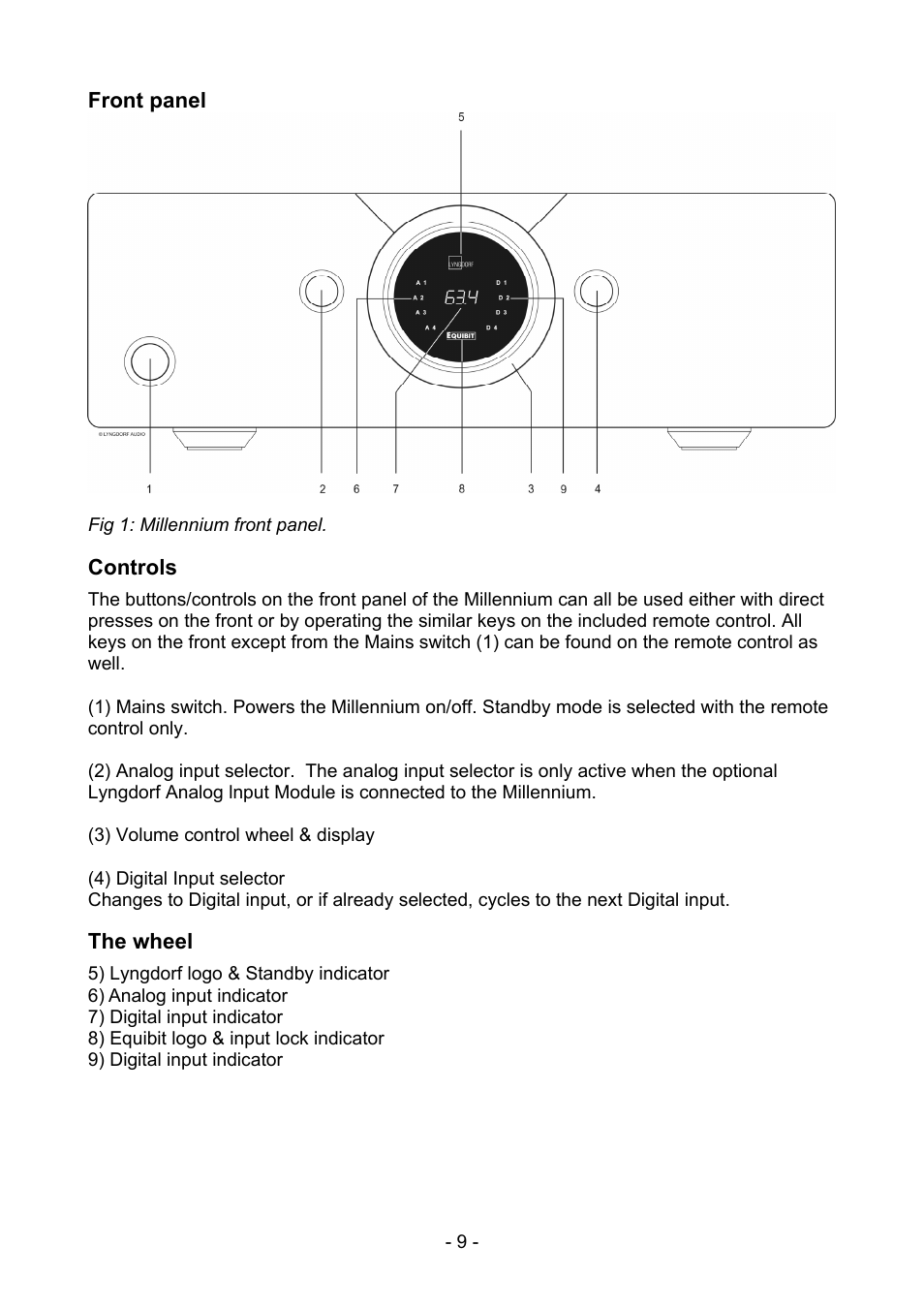 Lyngdorf Audio MkIV User Manual | Page 9 / 20