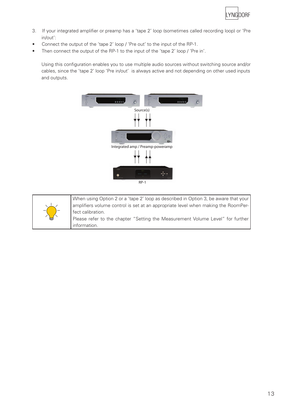 Lyngdorf Audio RoomPerfect RP-1 User Manual | Page 13 / 40