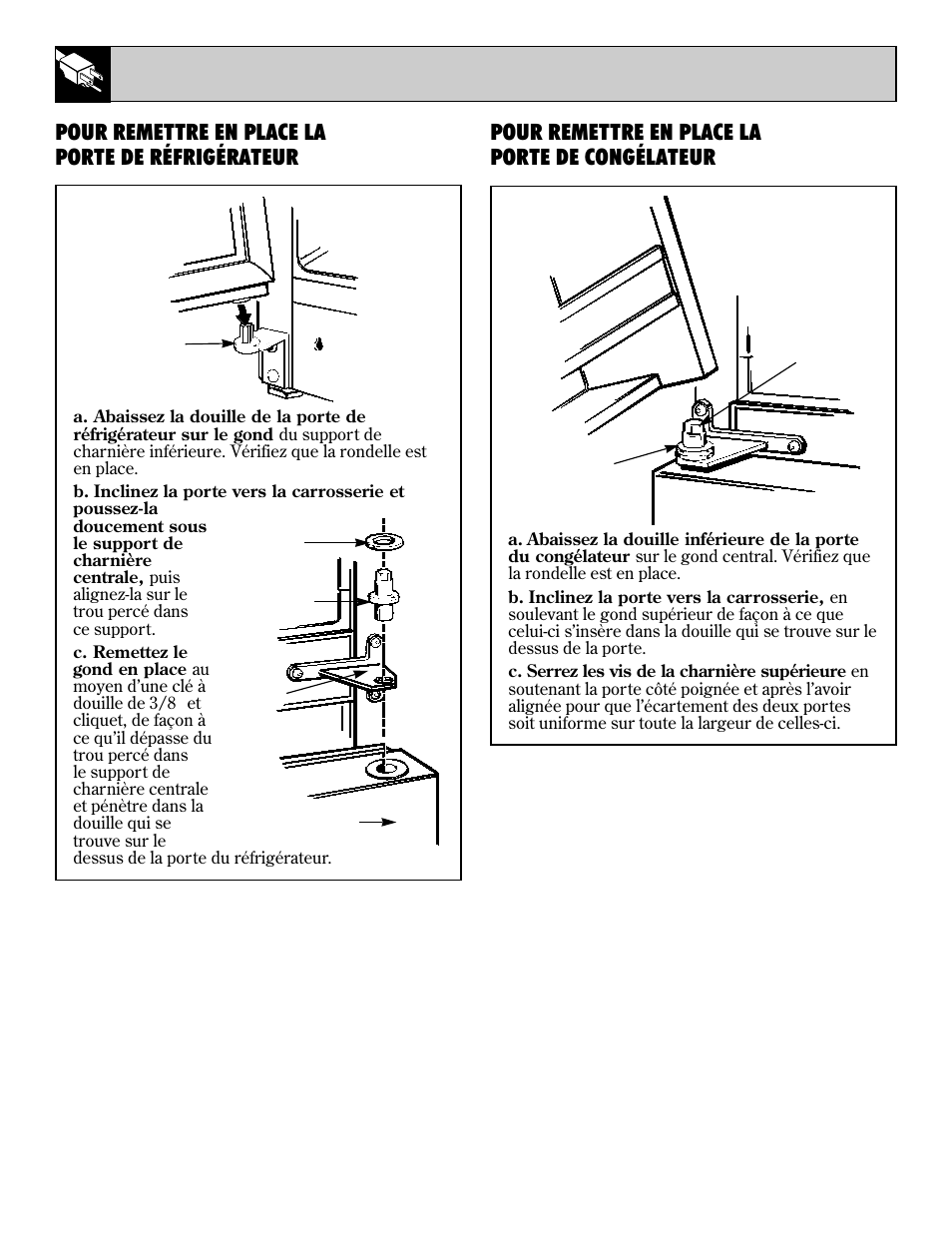 54 réversibilité des portes | LivinBox Storage Products Co. 24 User Manual | Page 54 / 92