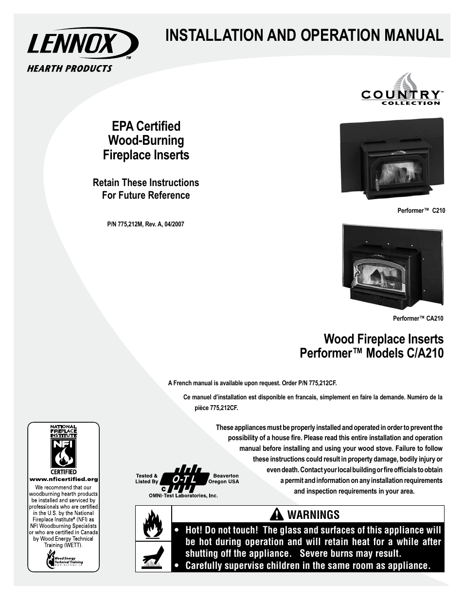 Logitek Standard Elec. Cable Manufacturing C/A210 User Manual | 18 pages