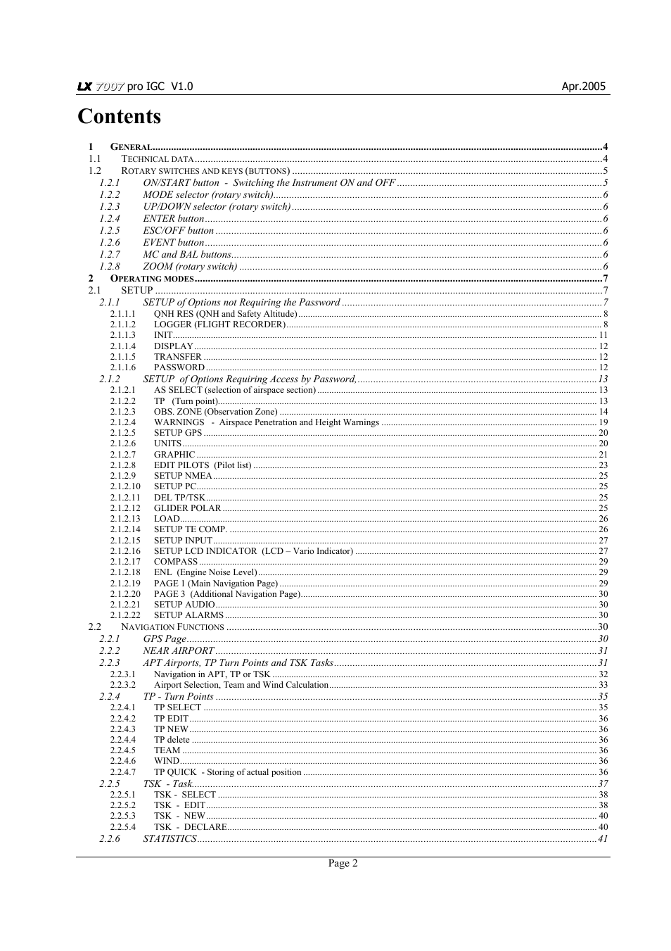 LXI LX7007 User Manual | Page 2 / 72