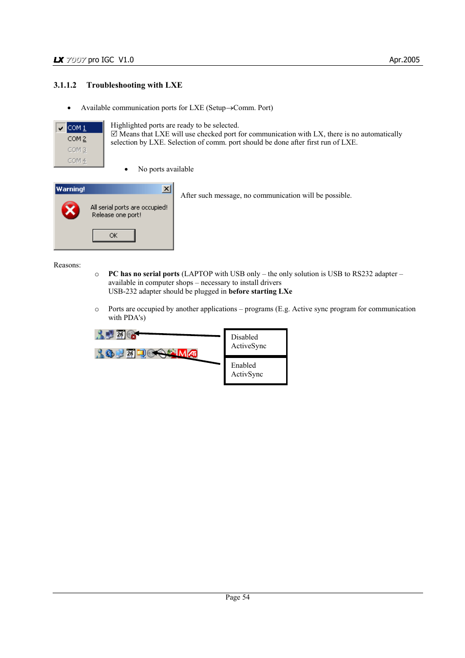 LXI LX7007 User Manual | Page 54 / 72