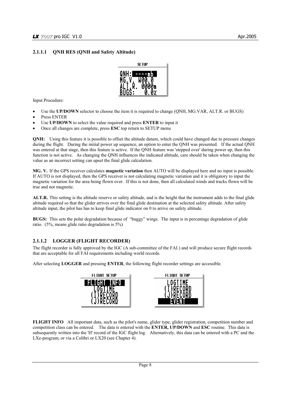 LXI LX7007 User Manual | Page 8 / 72