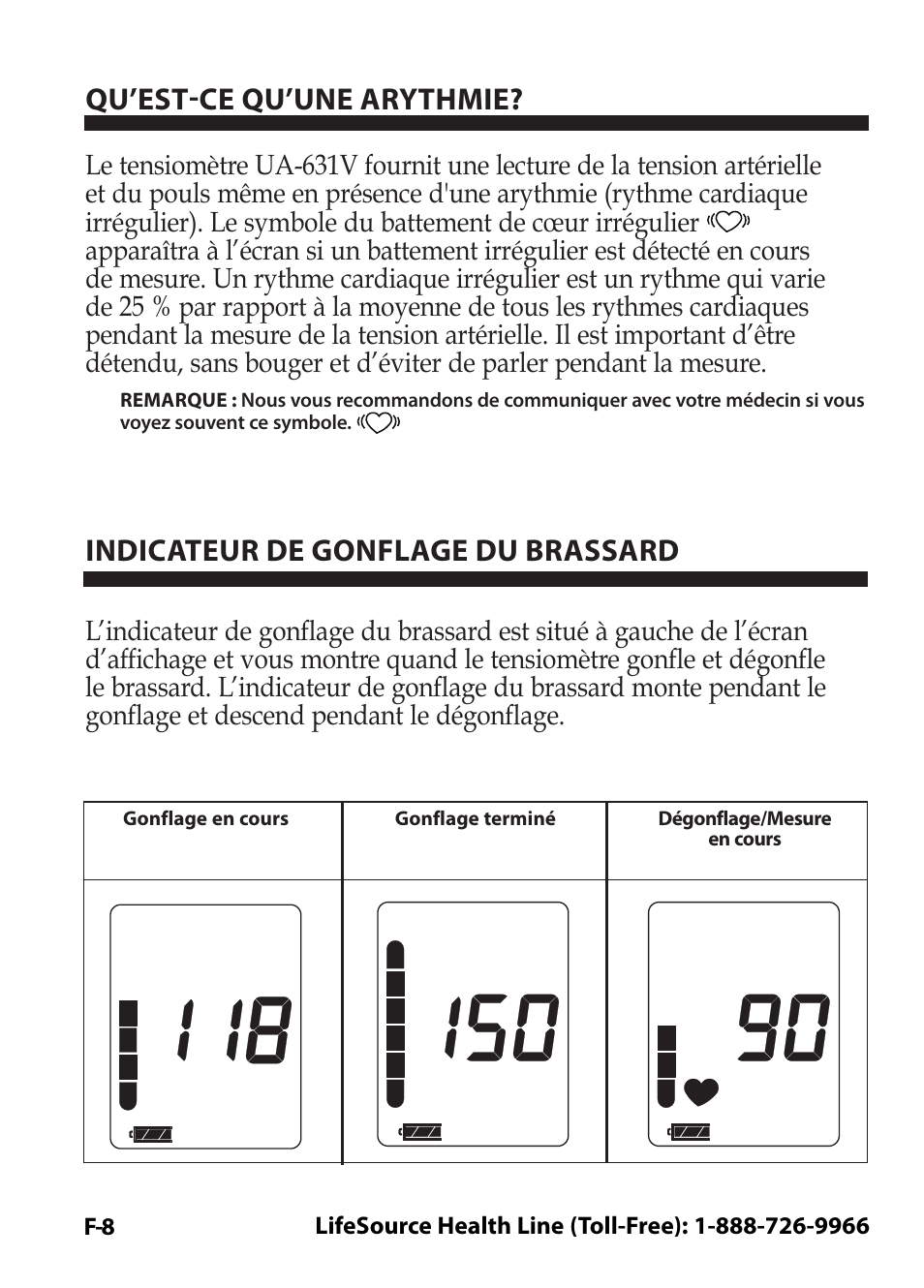 LifeSource Easy OnE stEp Blood Pressure Monitor UA-631V User Manual | Page 36 / 72
