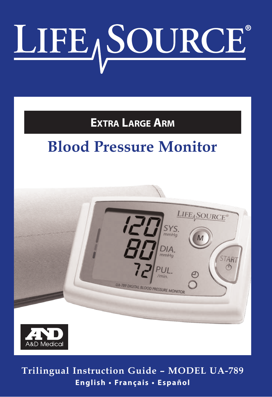 LifeSource UA-789 User Manual | 27 pages