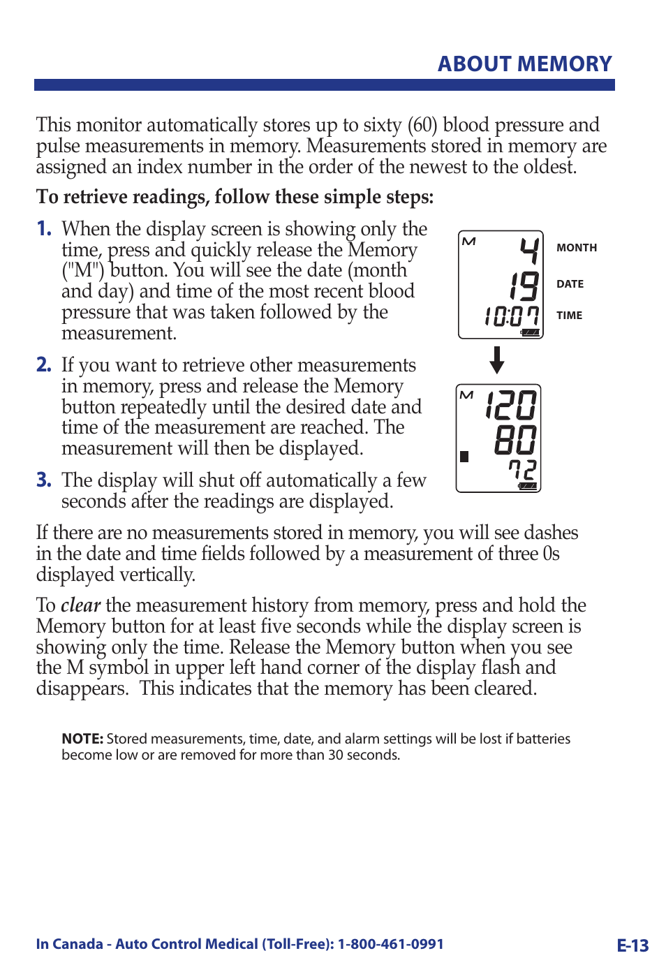 LifeSource UA-789 User Manual | Page 17 / 27