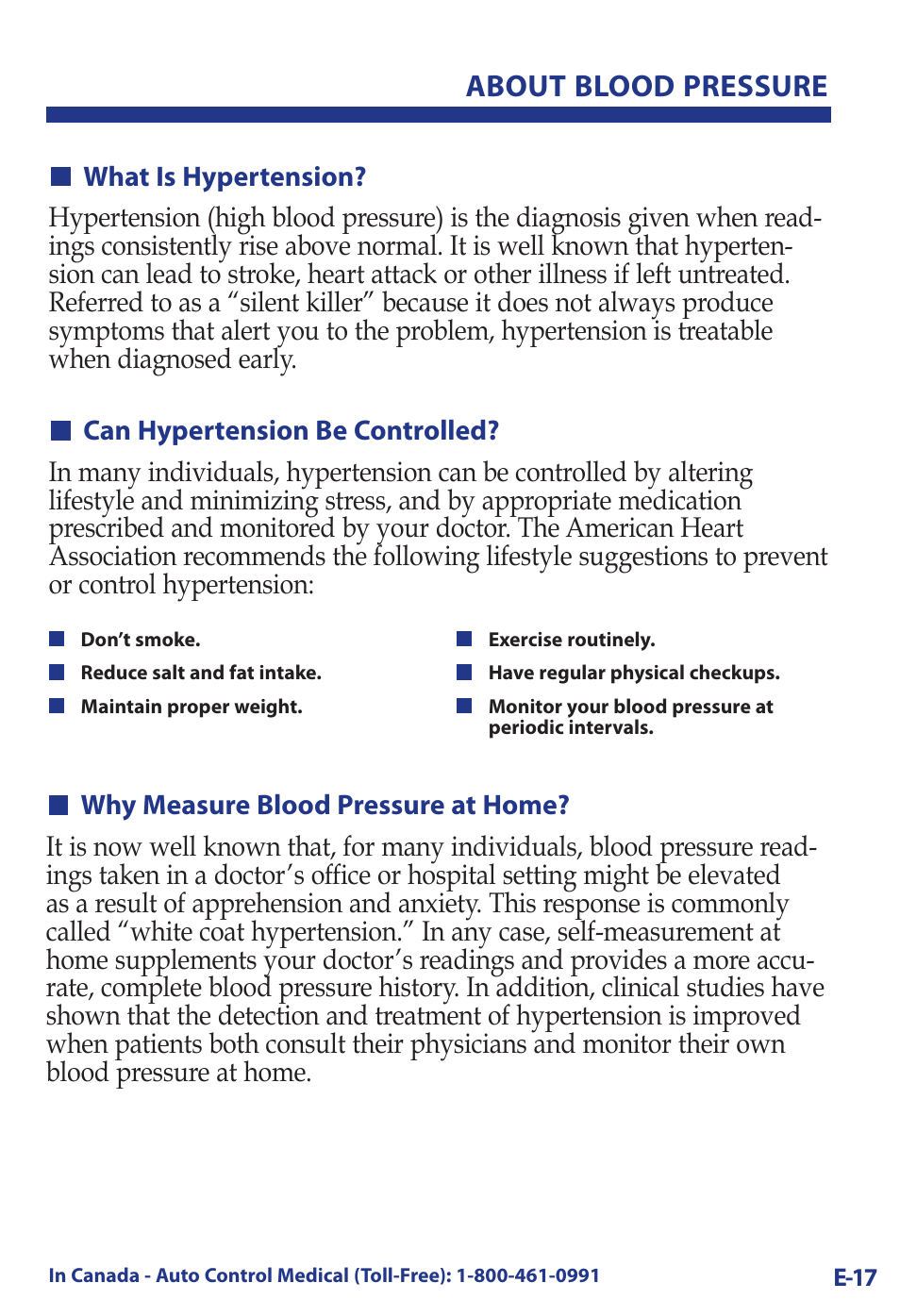 About blood pressure | LifeSource UA-789 User Manual | Page 21 / 27