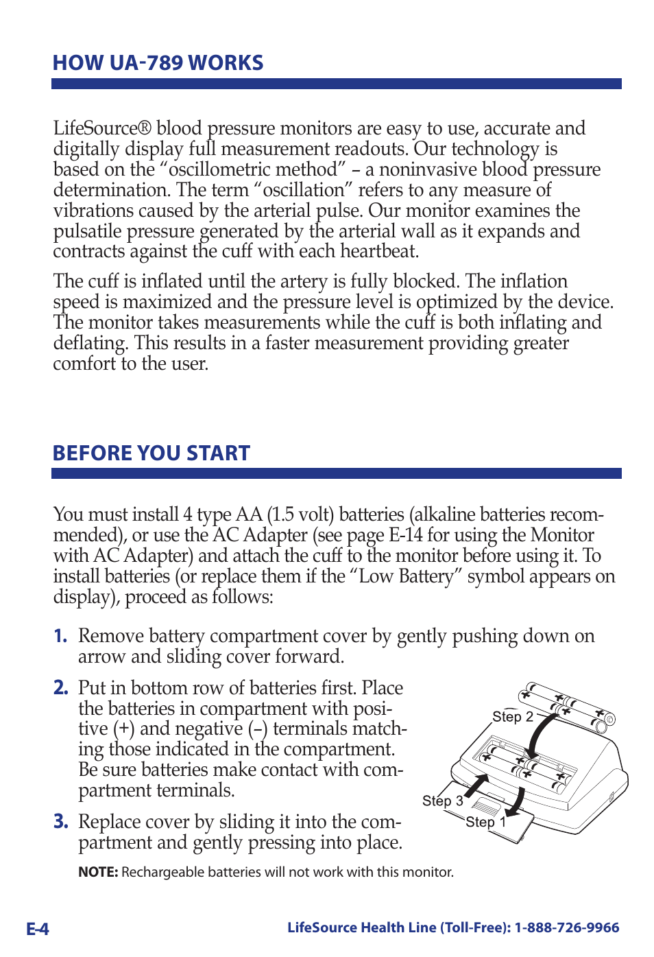 LifeSource UA-789 User Manual | Page 8 / 27