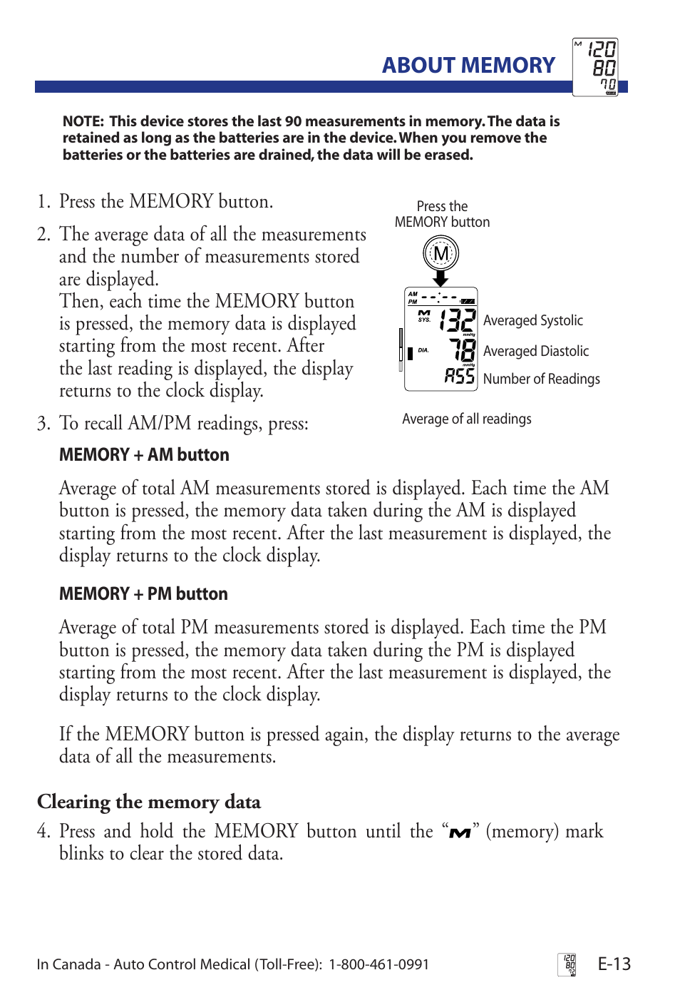 LifeSource UA-853 User Manual | Page 16 / 26