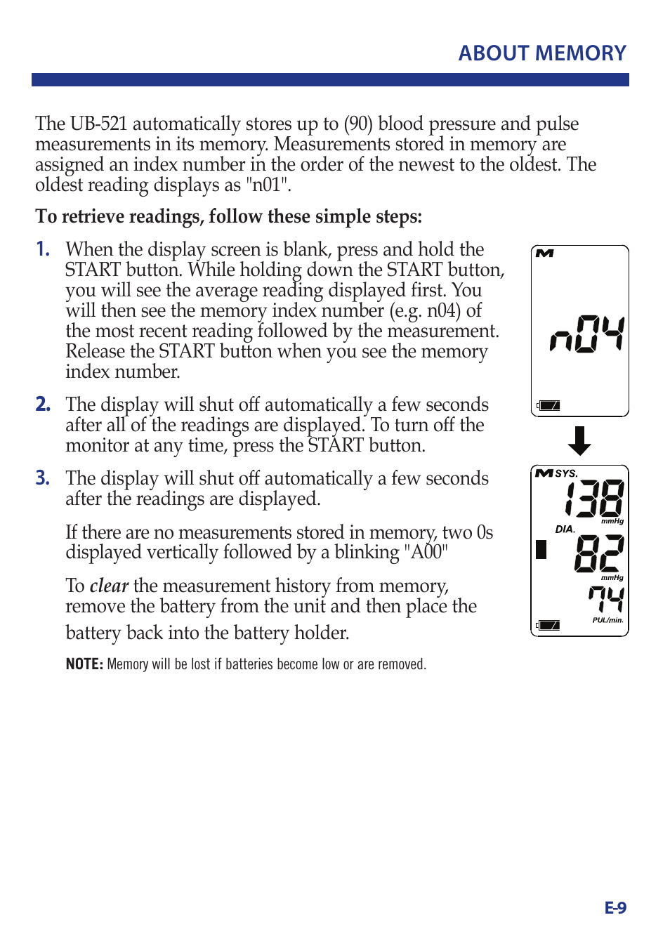 LifeSource Bilingual Instruction Guide UB-521 User Manual | Page 13 / 48