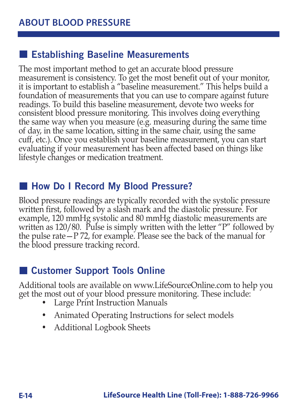 LifeSource Bilingual Instruction Guide UB-521 User Manual | Page 18 / 48