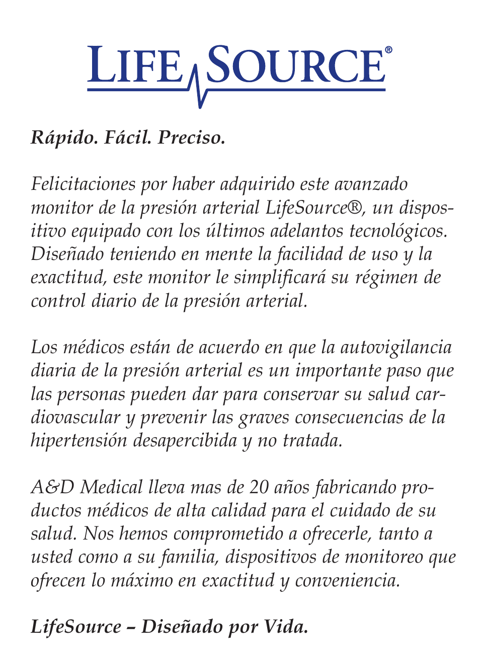 LifeSource Bilingual Instruction Guide UB-521 User Manual | Page 26 / 48