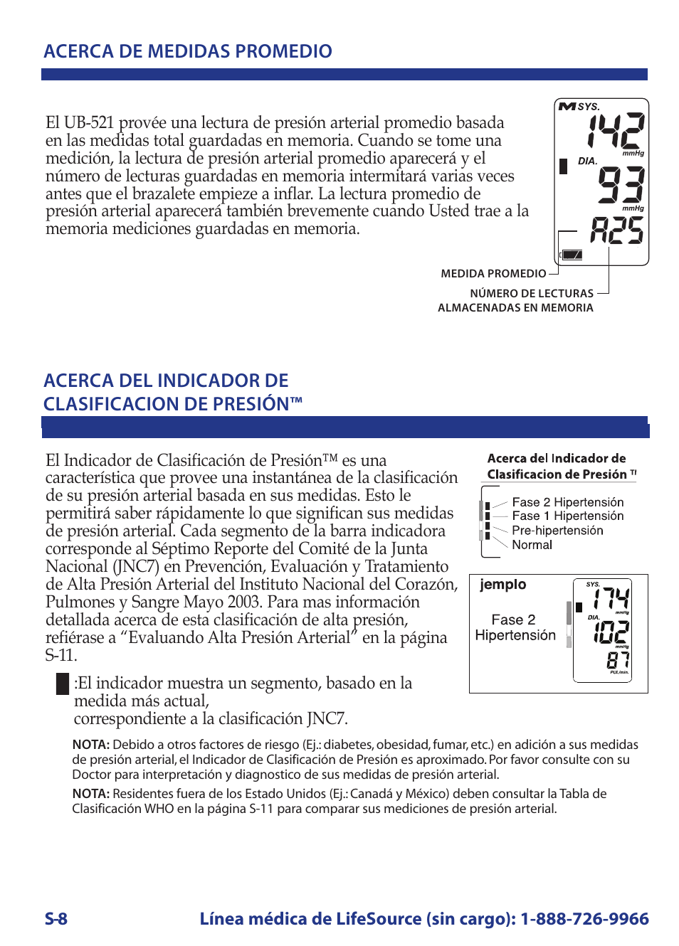 LifeSource Bilingual Instruction Guide UB-521 User Manual | Page 34 / 48