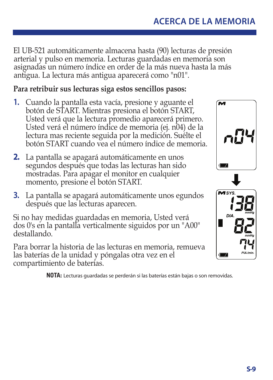 LifeSource Bilingual Instruction Guide UB-521 User Manual | Page 35 / 48