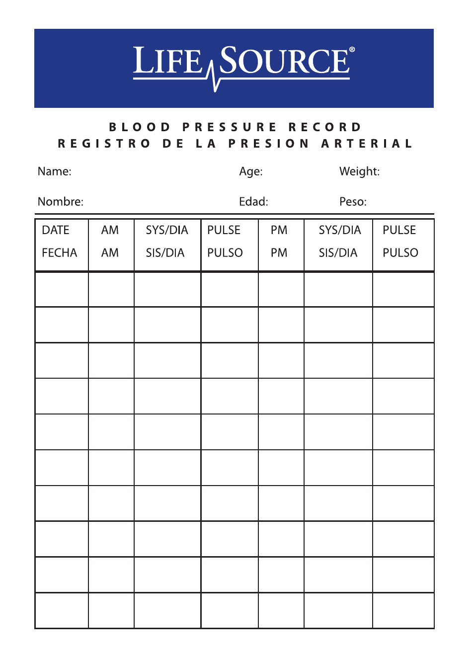 LifeSource Bilingual Instruction Guide UB-521 User Manual | Page 45 / 48