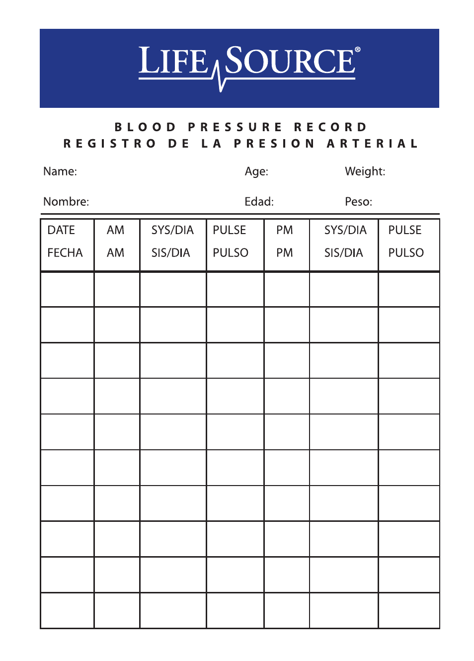 LifeSource Bilingual Instruction Guide UB-521 User Manual | Page 46 / 48