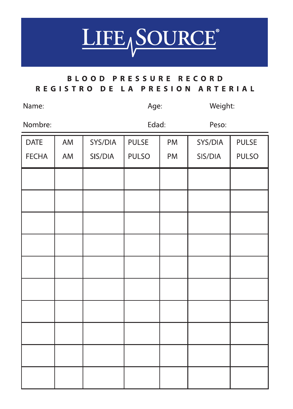 LifeSource Bilingual Instruction Guide UB-521 User Manual | Page 47 / 48