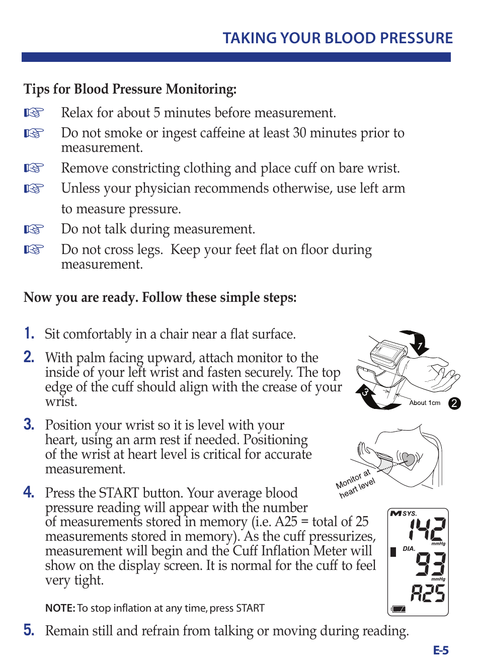 LifeSource Bilingual Instruction Guide UB-521 User Manual | Page 9 / 48