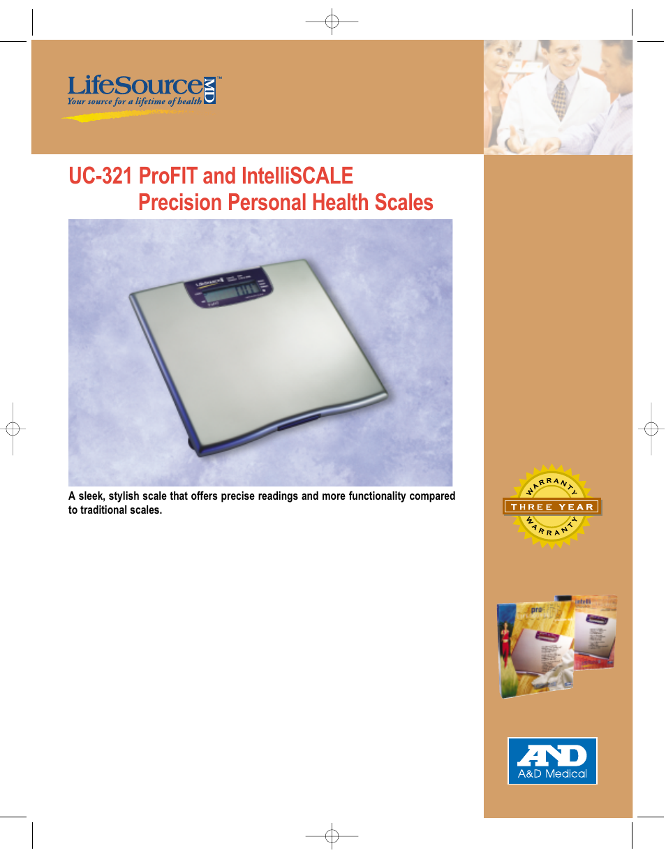 LifeSource UC-321 User Manual | 2 pages