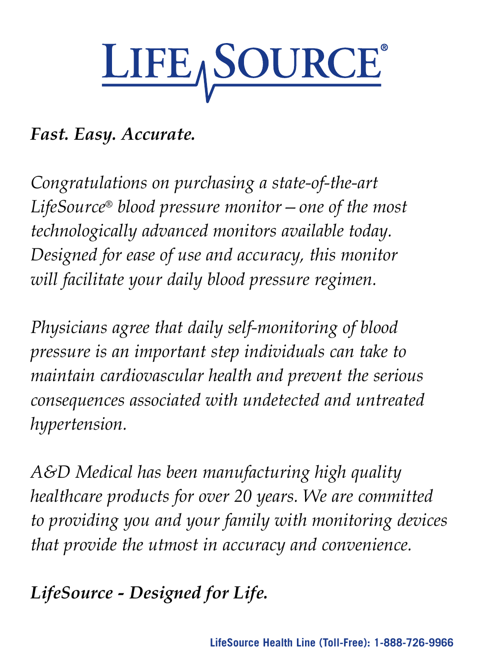 LifeSource ADVANCE MEMORY WRIST UB512 User Manual | Page 3 / 22