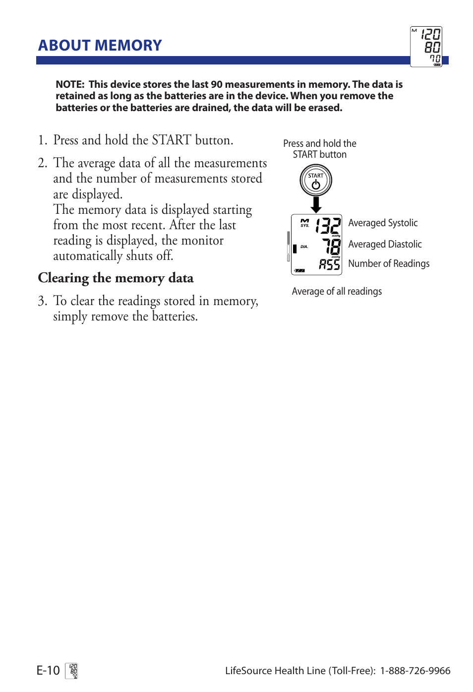 LifeSource Life Source Blood Pressure Monitor UA-851 User Manual | Page 14 / 52