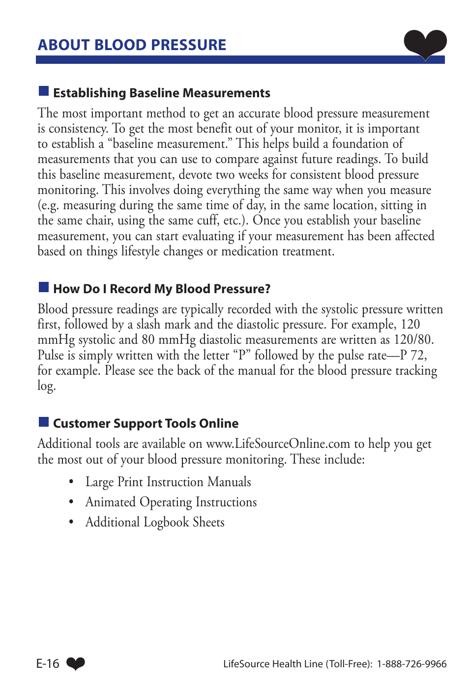 About blood pressure | LifeSource Life Source Blood Pressure Monitor UA-851 User Manual | Page 20 / 52