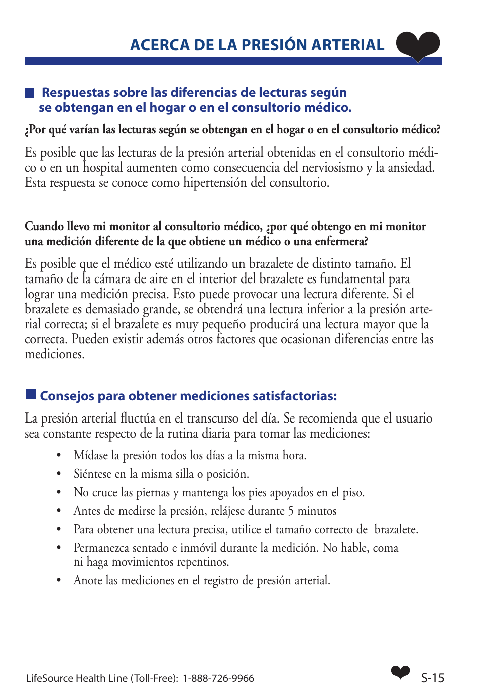 Acerca de la presión arterial | LifeSource Life Source Blood Pressure Monitor UA-851 User Manual | Page 43 / 52