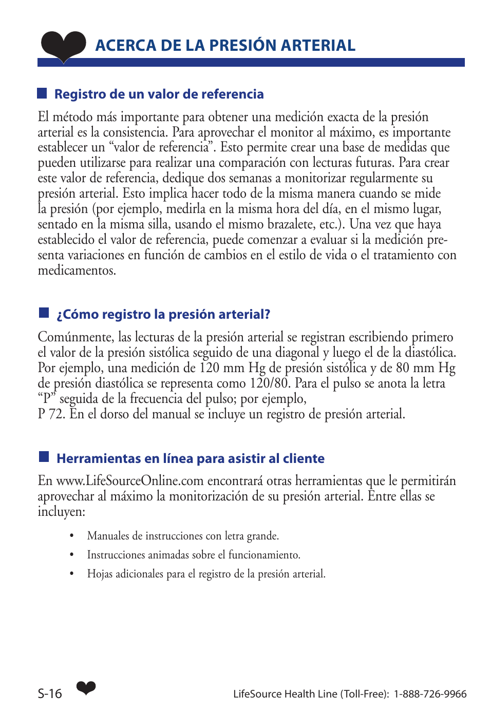 Acerca de la presión arterial | LifeSource Life Source Blood Pressure Monitor UA-851 User Manual | Page 44 / 52