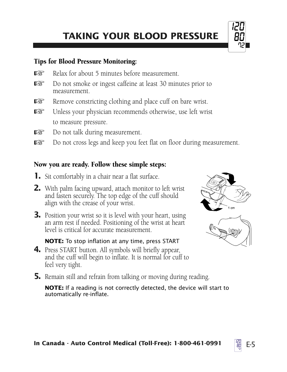 LifeSource UB-328 User Manual | Page 8 / 20