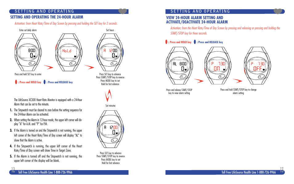 LifeSource XC 300 User Manual | Page 7 / 13