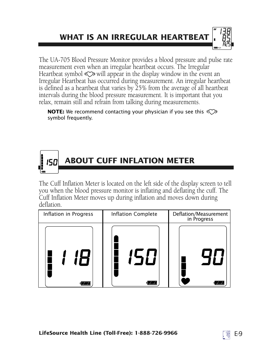 LifeSource UA-705 User Manual | Page 13 / 14