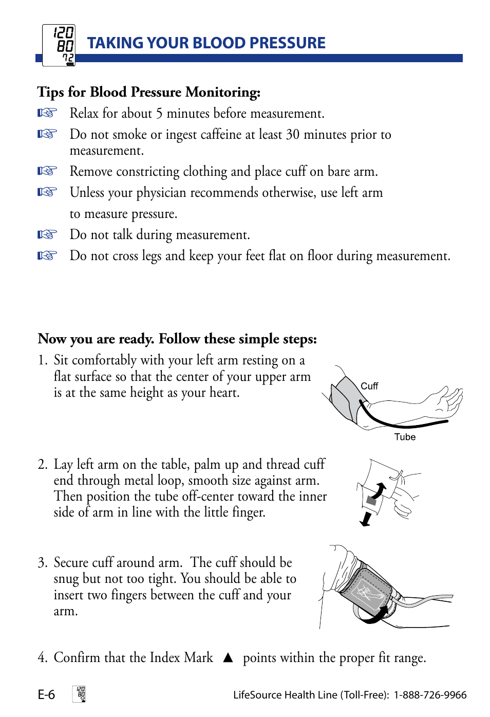 LifeSource UA-851 User Manual | Page 9 / 27