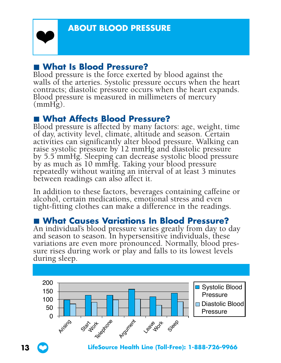 LifeSource UA-702 User Manual | Page 13 / 20