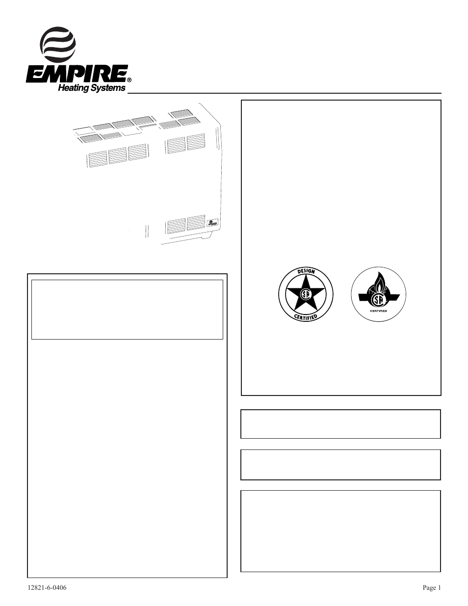 Langley/Empire RH-25-6 User Manual | 16 pages