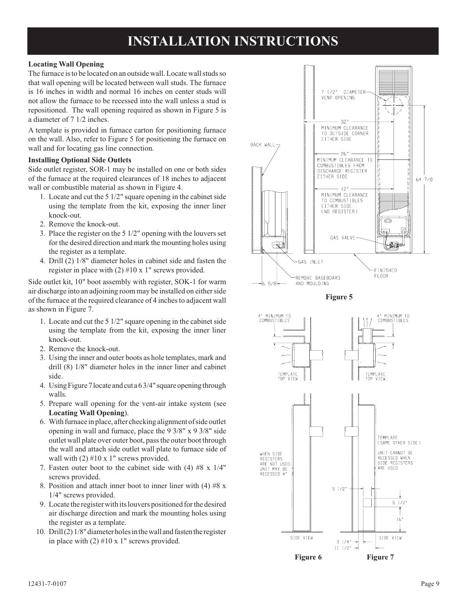 Installation instructions | Langley/Empire DV-55SPP User Manual | Page 9 / 20