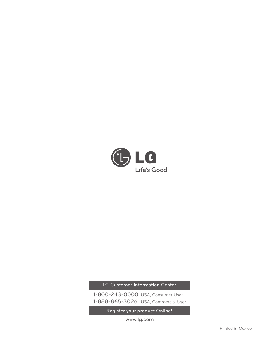 LG LDG3015ST User Manual | Page 17 / 17