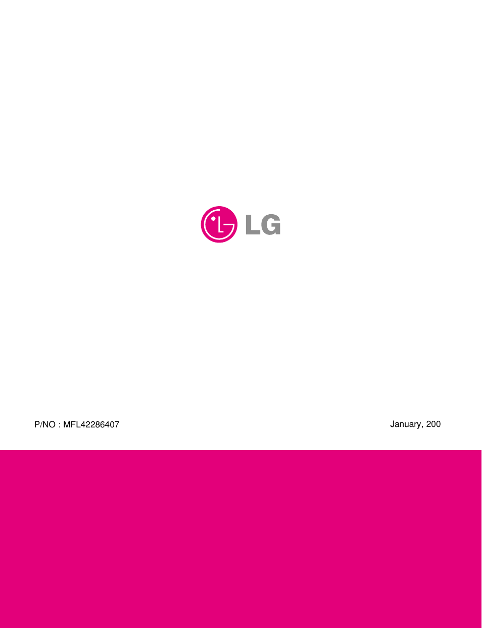 LG LAU185HV User Manual | Page 9 / 9