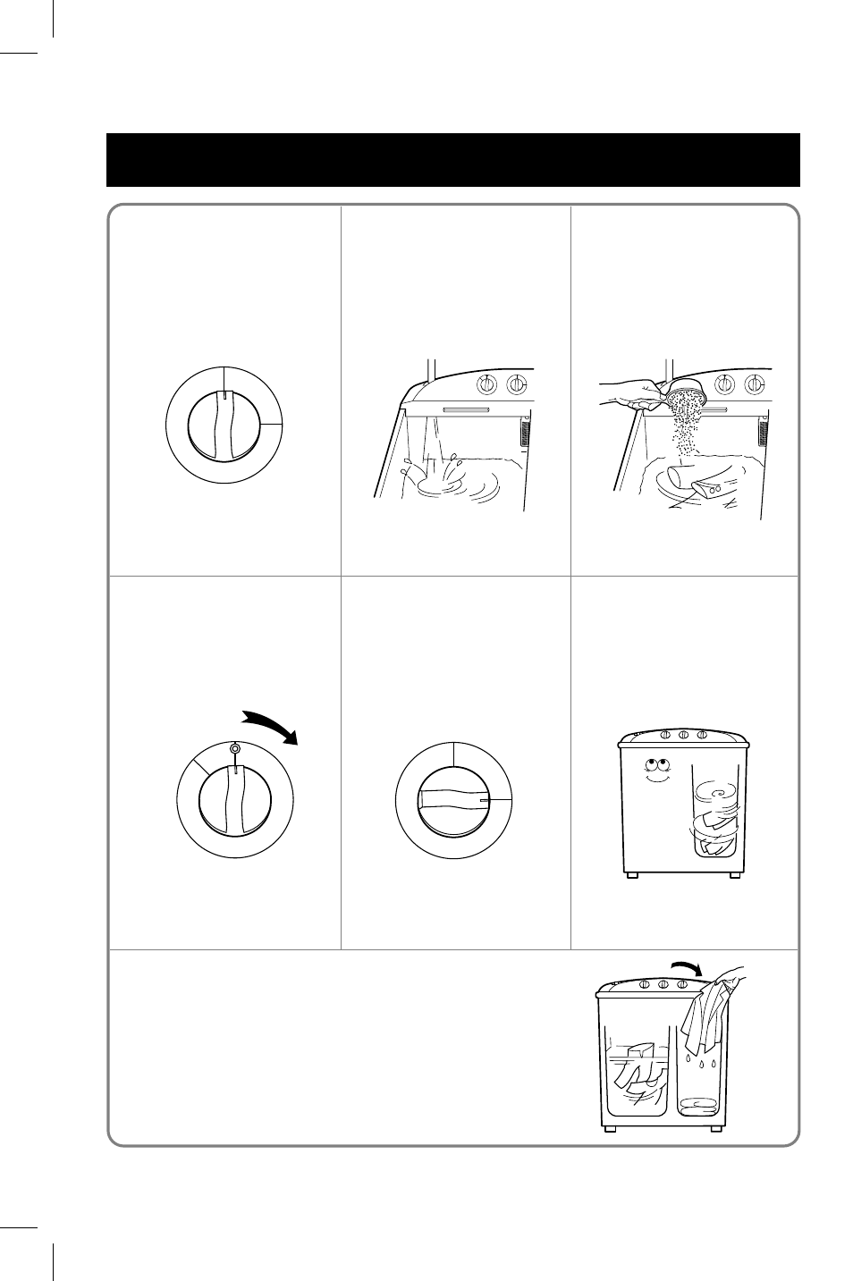 How to wash | LG WP-580N User Manual | Page 10 / 16